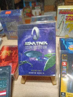 STAR TREK CARD GAME CCG PREMIERE II Starter Deck(8 Limited)(60 unlimited cards) - Image 1