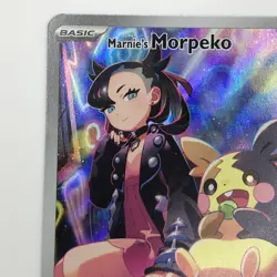 Pokemon Marnie’s Morpeko 206 SV: Scarlet & Violet Promo Card Holo 2025 LP - Image 2