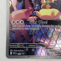 Pokemon Marnie’s Morpeko 206 SV: Scarlet & Violet Promo Card Holo 2025 LP - Image 5