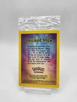Ancient Mew SEALED Pokemon Unopened 2000 Movie Promo Holo Card - RARE Near Mint - Image 2