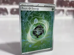 Fan made Pokemon Celebi on 151 Holo Energy Card - Image 2