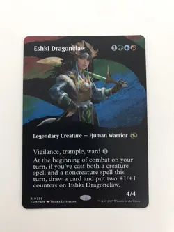 Eshki Dragonclaw Showcase MTG Magic the Gathering Card NM Near Mint TDM - Image 1