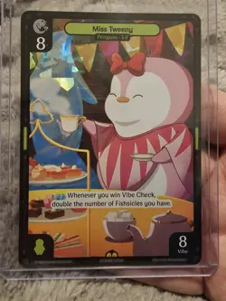 Vibes TCG Arctic Foil Miss Tweeny - Legend of the Lils Card # 062 - Image 1