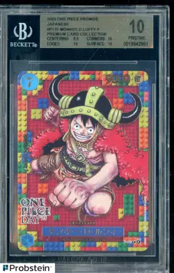 2025 One Piece Promos JPN P110 Monkey D. Luffy Premium Card BGS 10 PRISTINE - Image 1