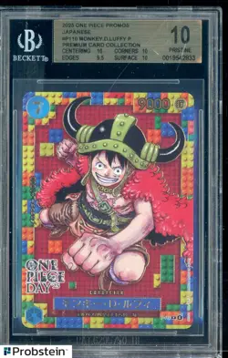 2025 One Piece Promos JPN P110 Monkey D. Luffy Premium Card BGS 10 PRISTINE - Image 1