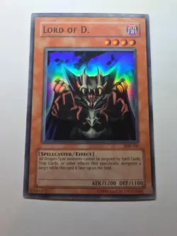 Lord Of D. SDK-041 Yugioh TCG Unlimited Super Rare Card LP - Image 1