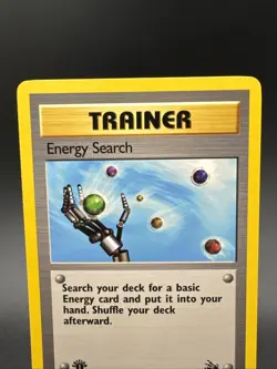 1st Edition Energy Search - 59/62 - Pokemon Fossil Common Card WOTC - Image 2