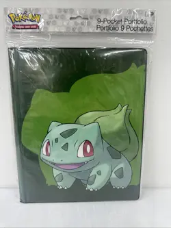 BULBASAUR POKEMON ULTRA PRO ALBUM FOLDER PORTFOLIO 9 POCKET HOLDS 180 CARDS - Image 1