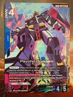 Gundam Card Game- Psycho Gundam (LR+) - Dual Impact (GD02-001) - Image 1