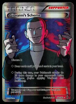 Pokemon Card - Giovanni's Scheme XY BREAKthrough 162/162 Ultra Rare - Image 1