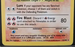 Pokemon Ninetales 80 HP Holo Rare Base Set 12/102 Wizards Card 1999 - Image 4