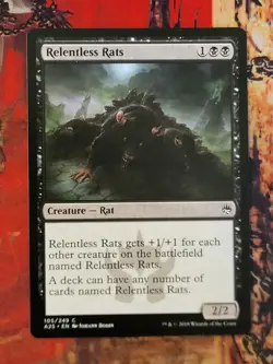 MTG Card: Relentless Rats (Masters 25) - Image 1