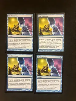 Clockspinning x4 [Timespiral] Light Play Magic MTG Cards - Image 1