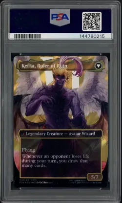 2025 MTG Final Fantasy EN Character Borderless Surge Foil #0543 Kefka PSA 10 - Image 2