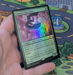 Sakura-Tribe Elder P 004 PRM - MTG Year Of The Snake Foil Promo 2025 - Image 3