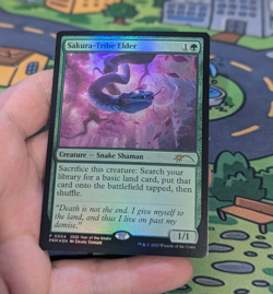 Sakura-Tribe Elder P 004 PRM - MTG Year Of The Snake Foil Promo 2025 - Image 4