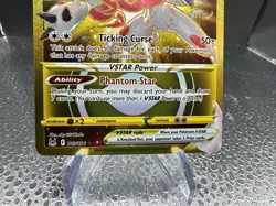 Pokemon TCG Hisuian Zoroark VSTAR 213/196 Lost Origin Gold Secret Rare Holo NM - Image 4