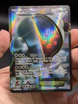 Registeel EX 122/124 Full Art Dragons Exalted Pokemon English LP+ - Image 3