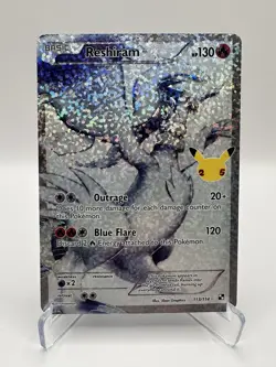 Reshiram 113/114 Celebrations: Classic Collection Holo Pokemon Near Mint - Image 1