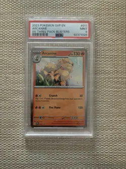 Pokemon TCG Arcanine SVP Promo 011 Psa 9 - Image 1