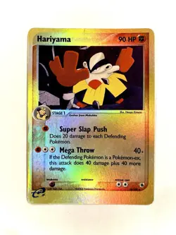 Hariyama 8/109 Ruby & Sapphire Reverse Holo Rare Pokemon TCG Card LP - Image 1