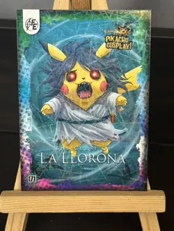 The Curse of la Llorona Pikachu #171 Laser Holo - Electric Cosplay Pokemon ZL13 - Image 1