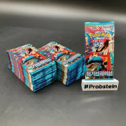 Lot of (58) Pokemon TCG Korean Mega Brave M1L Booster Packs SEALED NEW - Image 1
