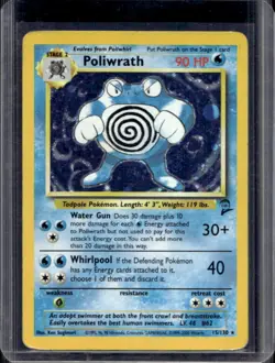 2000 Pokemon Set 2 Poliwrath Holo #15/130 - Image 1