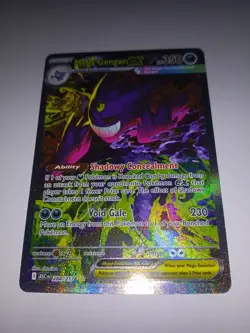 Pokemon TCG Mega Gengar EX Full Art Secret Rare Holo ASC 284/217 350 HP - Image 1