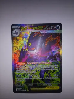 Pokemon TCG Mega Gengar EX Full Art Secret Rare Holo ASC 284/217 350 HP - Image 3