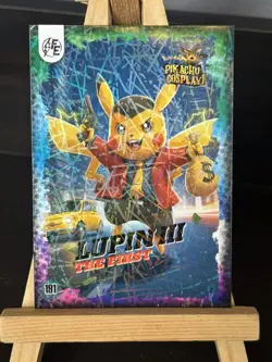 Lupin III The First Pikachu #191 Laser Holo - Electric Cosplay - Pokemon ZL13 - Image 1