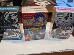 No Reserve Black Bolt , White Flare & SURGING Booster Bundle Lot Sealed Pokemon - Image 3