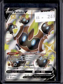 2021 Pokemon SWSH Shining Fates Falinks V Shiny Vault #SV115/SV122 - Image 1