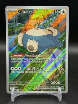 Snorlax 051 SV Promo Black Star Promo 151 ETB English Pokemon NM - Image 1
