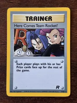 Pokemon Here Comes Team Rocket! Holo Rare Team Rocket 15/82 2000 Wizards - Image 1