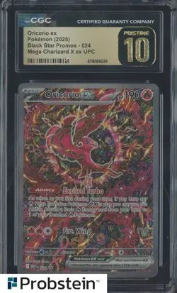 2025 Pokemon MEP EN BSP Ultra Premium Collection Oricorio ex CGC 10 PRISTINE - Image 1