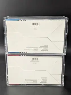 2x Pokemon SV10.5 Black Bolt White Flare Sealed Booster Bundle Display W/Acrylic - Image 2