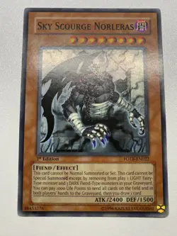 Yu-Gi-Oh! SKY SOURGE NORLERAS Super Rare 1st Edition FOTB-EN022 MP - Image 1