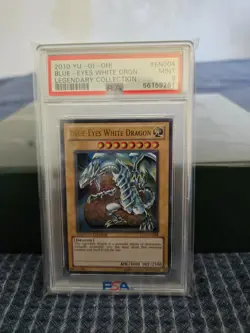 Konami Yu-Gi-Oh! Blue-Eyes White Dragon LC01-EN004 Ultra Rare PSA 9 - Image 1