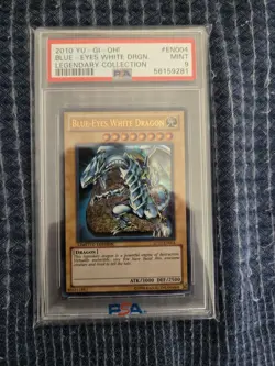 Konami Yu-Gi-Oh! Blue-Eyes White Dragon LC01-EN004 Ultra Rare PSA 9 - Image 3