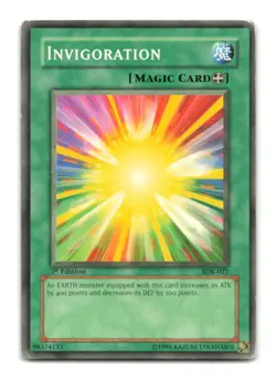 Invigoration - SDK-021 1st Edition - YuGiOh-MP - Image 1