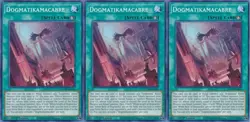 3x Dogmatikamacabre | BACH-EN054 | Common | 1st Ed | NM | YuGiOh - Image 1