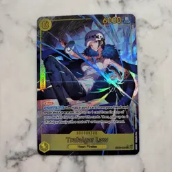 One Piece CCG English Trafalgar Law SEC Alt Art EB03-062 NM Heroine Edition - Image 1