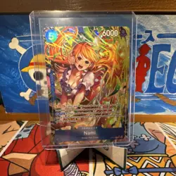 Nami Alternate Art Foil OP11-054 A Fist of Divine Speed Blocker Super Rare - Image 1
