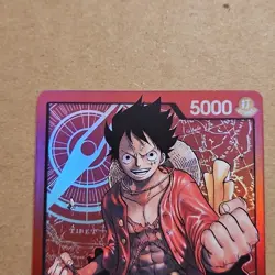 One Piece TCG Foil Monkey.D.Luffy - ST01-001 - Leader Errata NM/M English CCG - Image 3