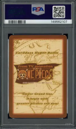 1999 One Piece CHB First Stage #C01 Luffy PSA 7 NM - Image 2