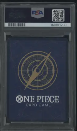 2025 One Piece OP13 ENGLISH 3rd Anniversary Silver #004 Shanks PSA 9 MINT - Image 2