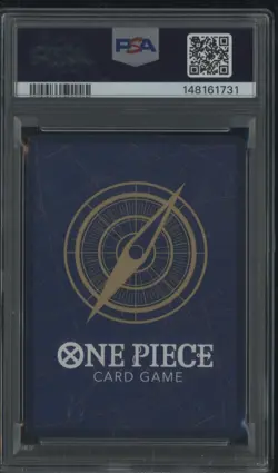 2025 One Piece OP13 ENGLISH 3rd Anniversary Silver #004 Shanks PSA 9 MINT - Image 2