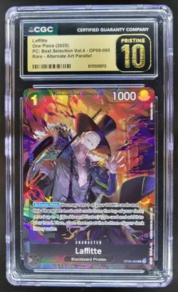 2025 One Piece Best Selection Vol.4 Laffitte Rare #OP09-095 CGC 10 PRISTINE B PT - Image 1