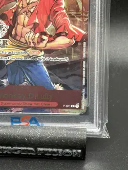 2023 One Piece Promo Store Championship Winner ENG #001 Monkey D. Luffy PSA 10 - Image 5